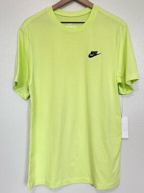 Nike The Nike Tee Neon Yellow T-Shirt Men’s Medium NWT